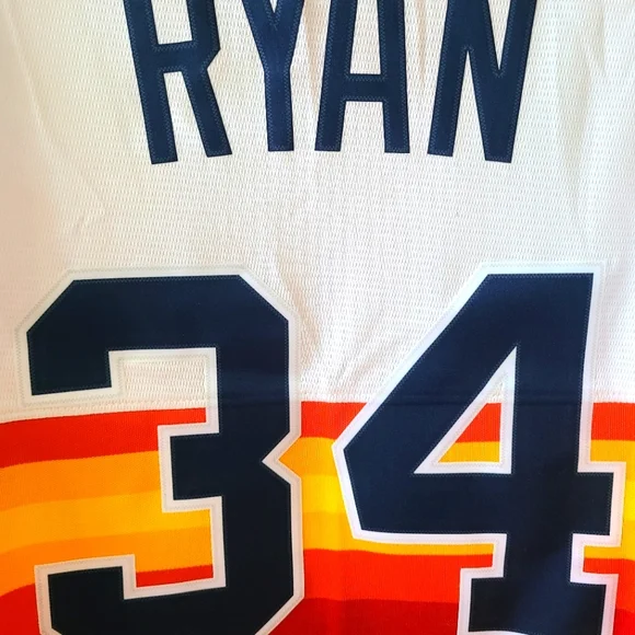 Brand New Nike Houston Astros Jersey Nolan Ryan #34 Cooperstown Collection
